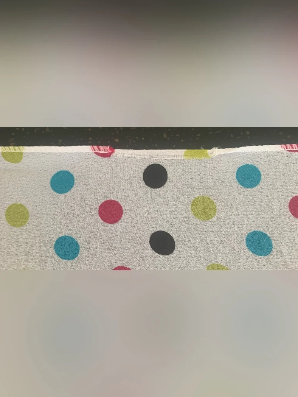 Vintage Colorful Polka Dot and Ribbon Sash Set (5) Pieces